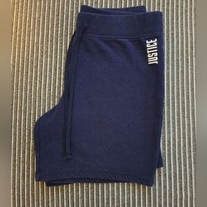Justice blue Bermuda short size 12